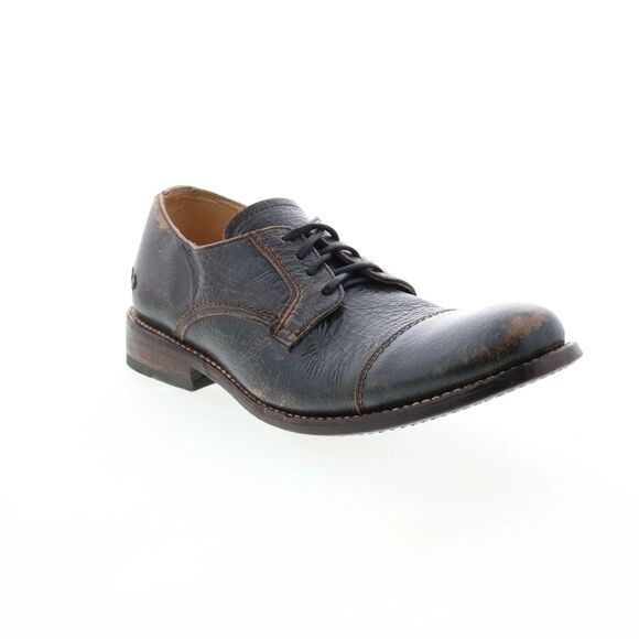 Bed Stu Genoa F460020 Men\'s Leather Oxfords & Lace Ups Cap Toe Shoes, Black, 10 main image 6